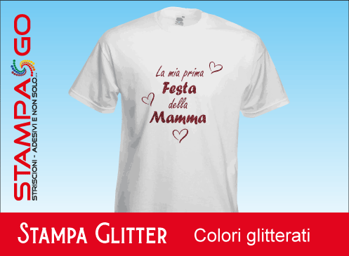 t-shirt glitterata